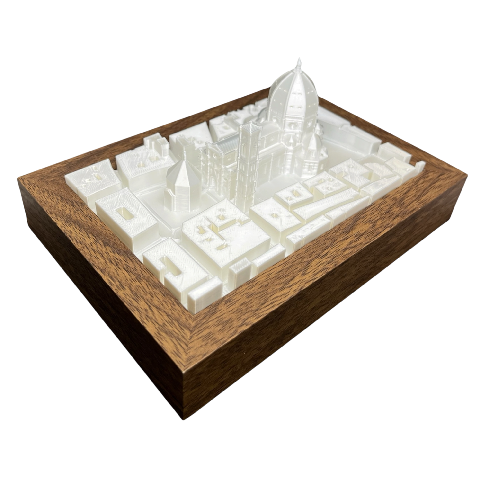 Relieve 3D del Duomo de Florencia hecho a mano